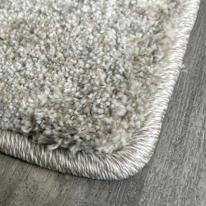 Samoa beige – D.150 C.007 WM  Web-Teppich  - Hochflor meliert - nach Maß, gekettelt