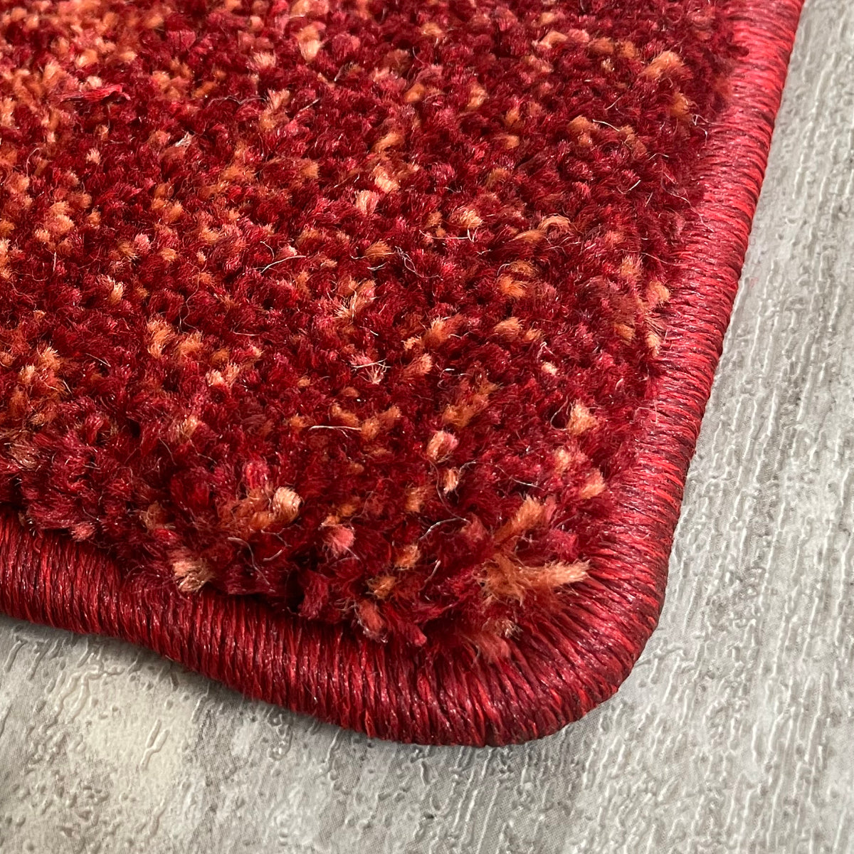 Samoa rot D.150 C.010 WM Web-Teppich  - Hochflor meliert - nach Maß, gekettelt