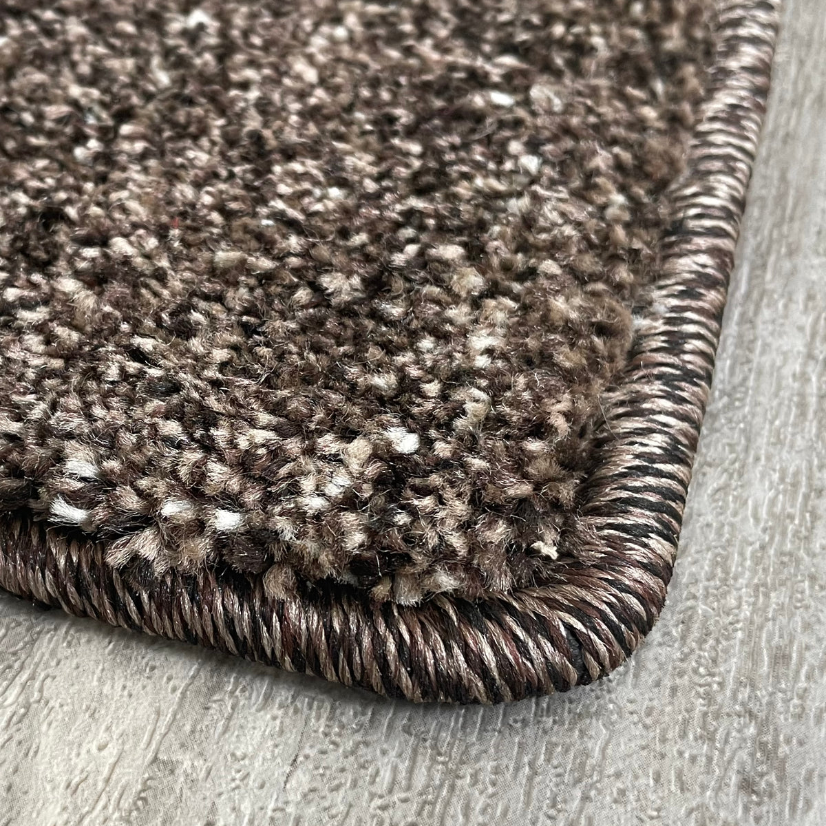 Samoa braun – D.150 C.060 WM Web-Teppich  - Hochflor Uni - nach Maß, gekettelt