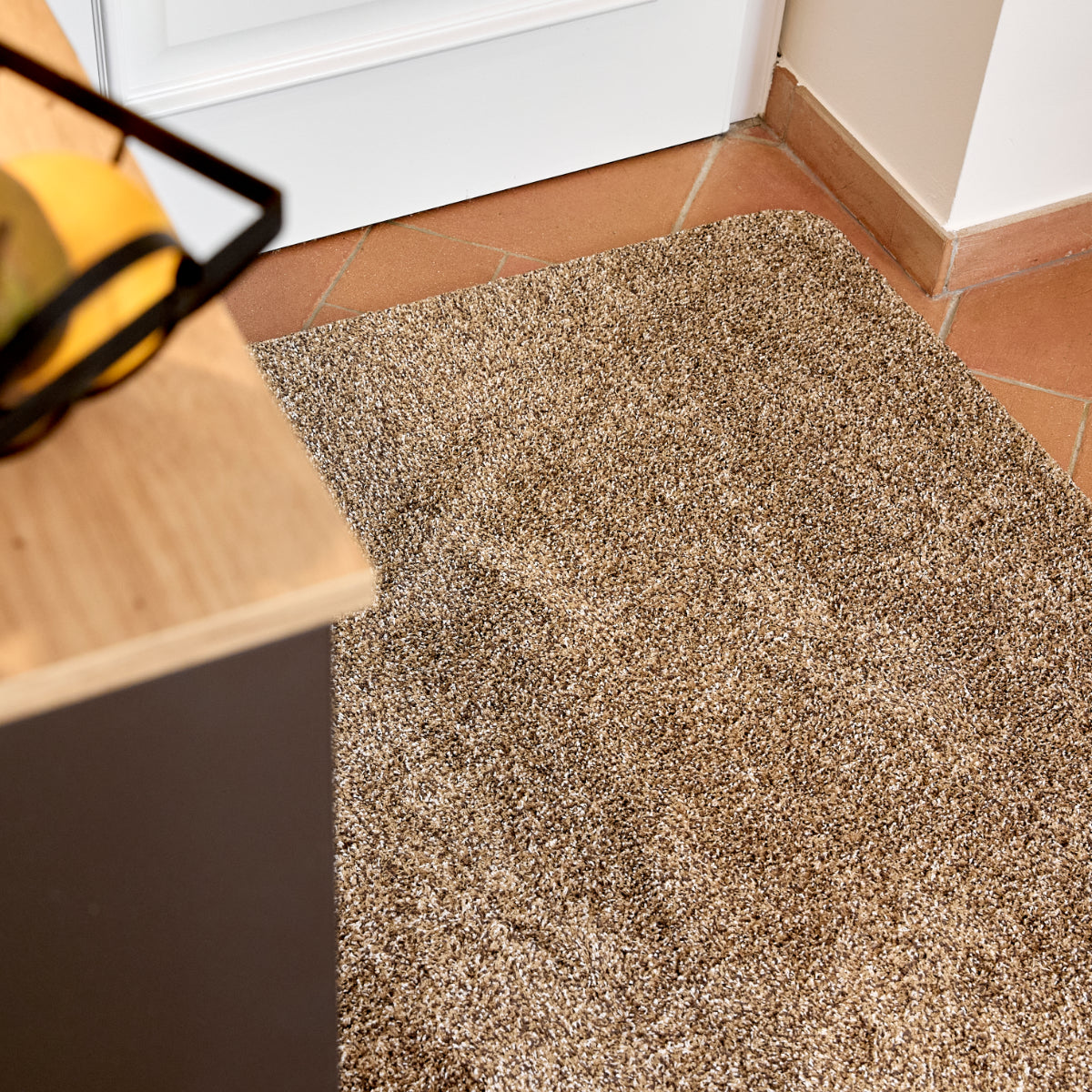 Entra Saugstark Baumwollmatte 003 Beige – saugstarke Schmutzfangmatte aus Baumwolle