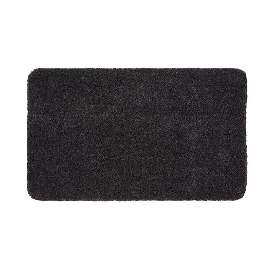 Entra Saugstark Baumwollmatte 044 Schwarz – saugstarke Schmutzfangmatte aus Baumwolle