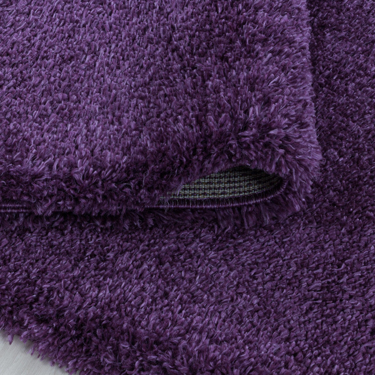 Fluffy Hochflor Teppich Rund in 4 Größen & 9 Farben