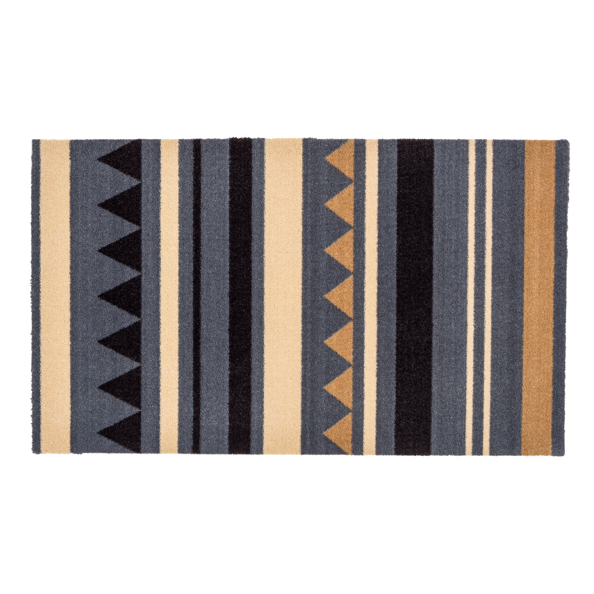 Miabella Schmutzfangmatte D 714 C 040 Streifen Grau-Braun in 2 Größen