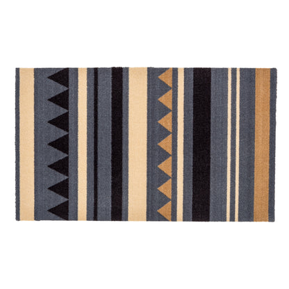 Miabella Schmutzfangmatte D 714 C 040 Streifen Grau-Braun in 2 Größen