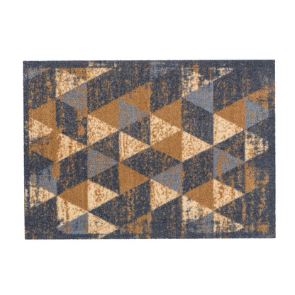 Miabella Schmutzfangmatte D 716 C 040 Dreiecke Grau-Braun in 3 Größen