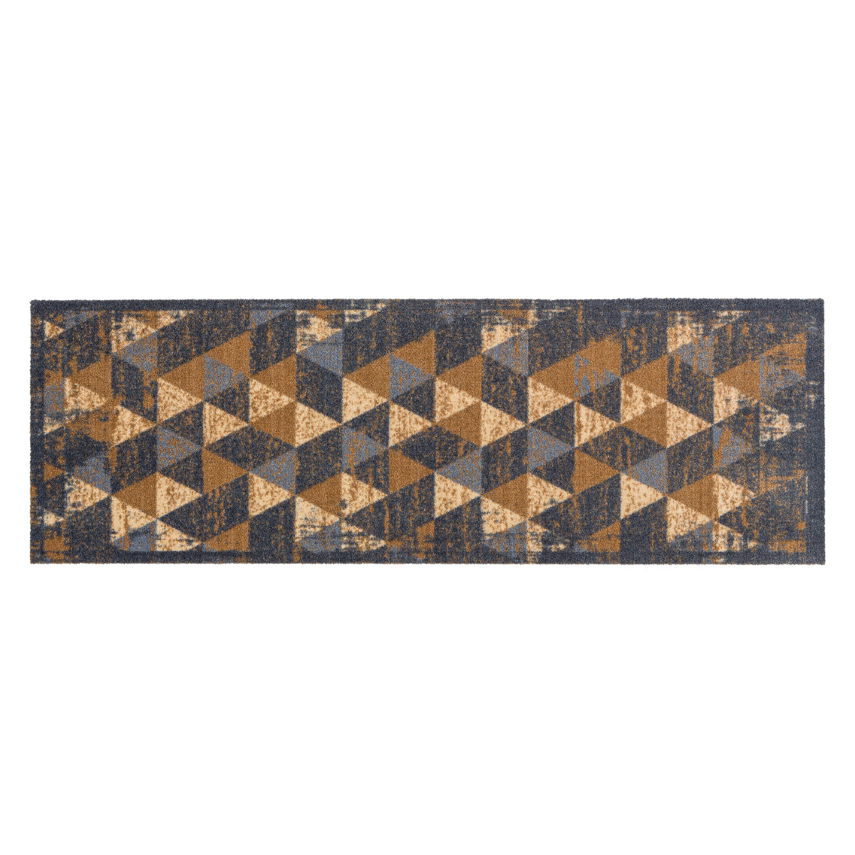 Miabella Schmutzfangmatte D 716 C 040 Dreiecke Grau-Braun in 3 Größen