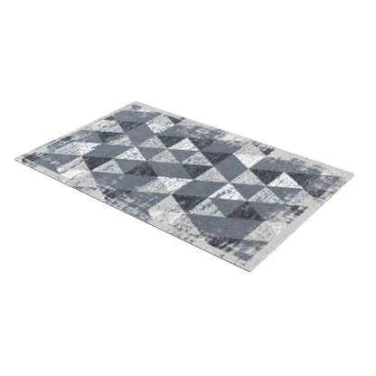 Miabella Schmutzfangmatte D 716 C 042 Dreiecke hellgrau  in 3 Größen