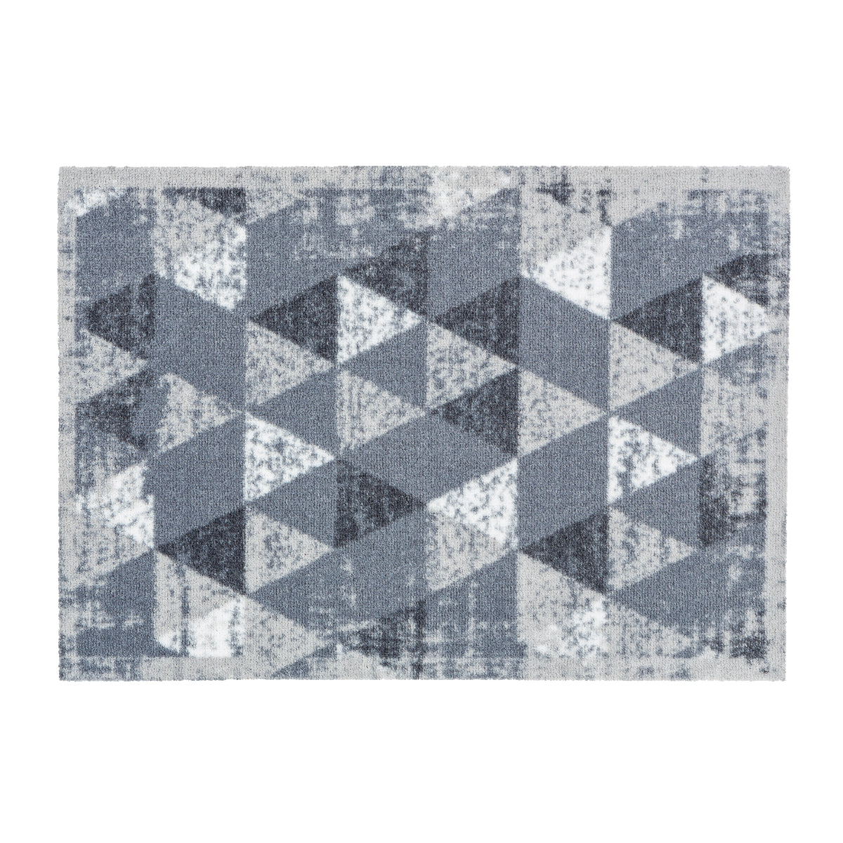 Miabella Schmutzfangmatte D 716 C 042 Dreiecke hellgrau  in 3 Größen