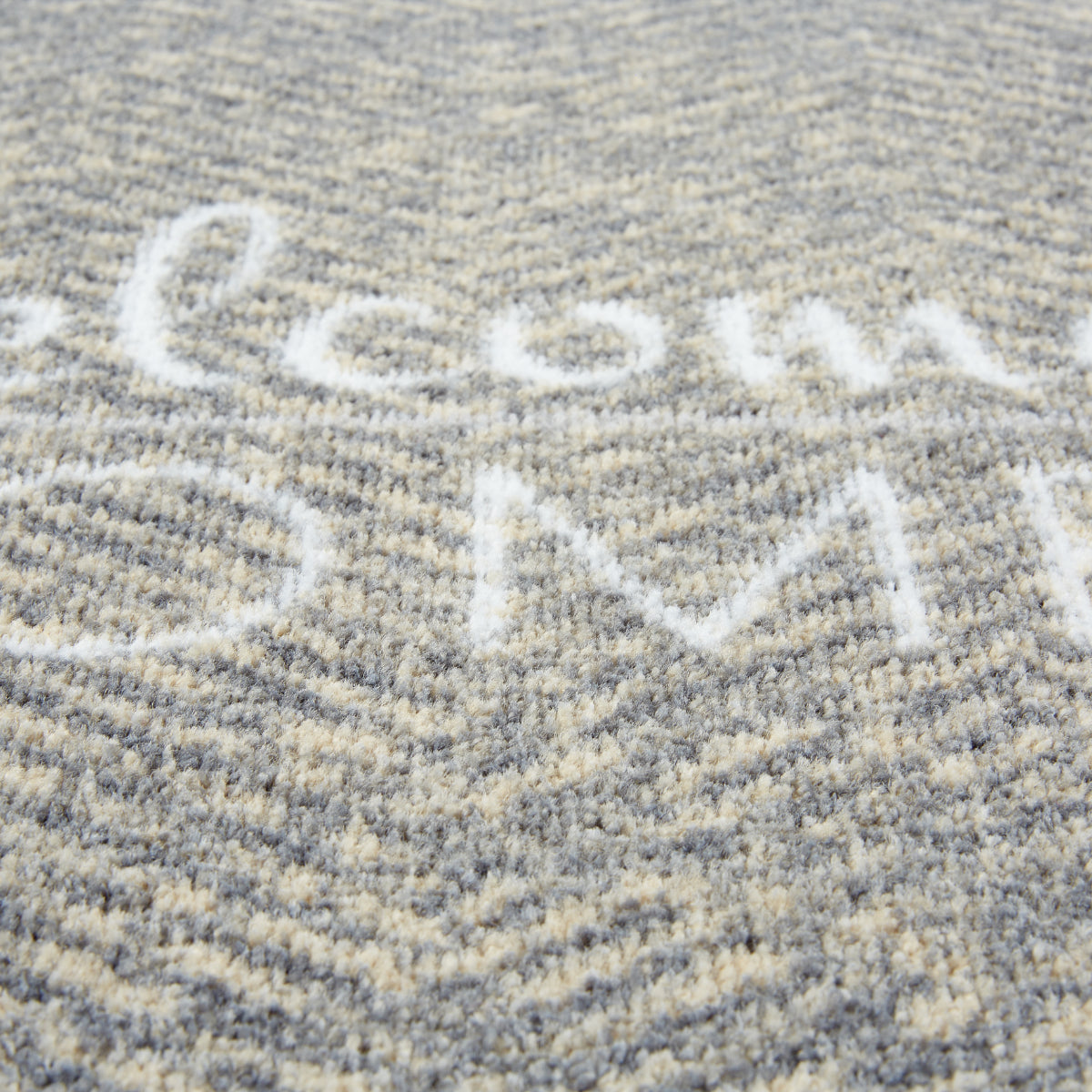 Miabella Schmutzfangmatte D 739 C 040 Fischgrät Welcome Home in 3 Größen