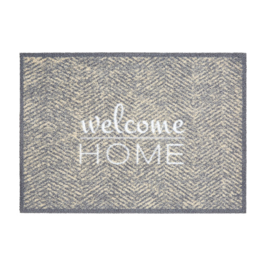 Miabella Schmutzfangmatte D 739 C 040 Fischgrät Welcome Home in 3 Größen