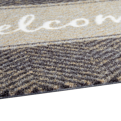 Miabella Schmutzfangmatte D 740 C 044 Fischgrät Welcome in 3 Größen