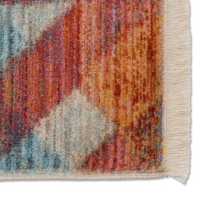 Mystik - Dreiecke bunt - 211 099 - Schöner Wohnen - Kurzflor Teppich - 4 Größen