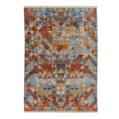 Mystik - Dreiecke bunt - 211 099 - Schöner Wohnen - Kurzflor Teppich - 4 Größen