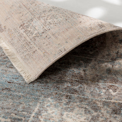 Mystik - Ethno blau - 241 020 - Schöner Wohnen - Kurzflor Teppich - 4 Größen