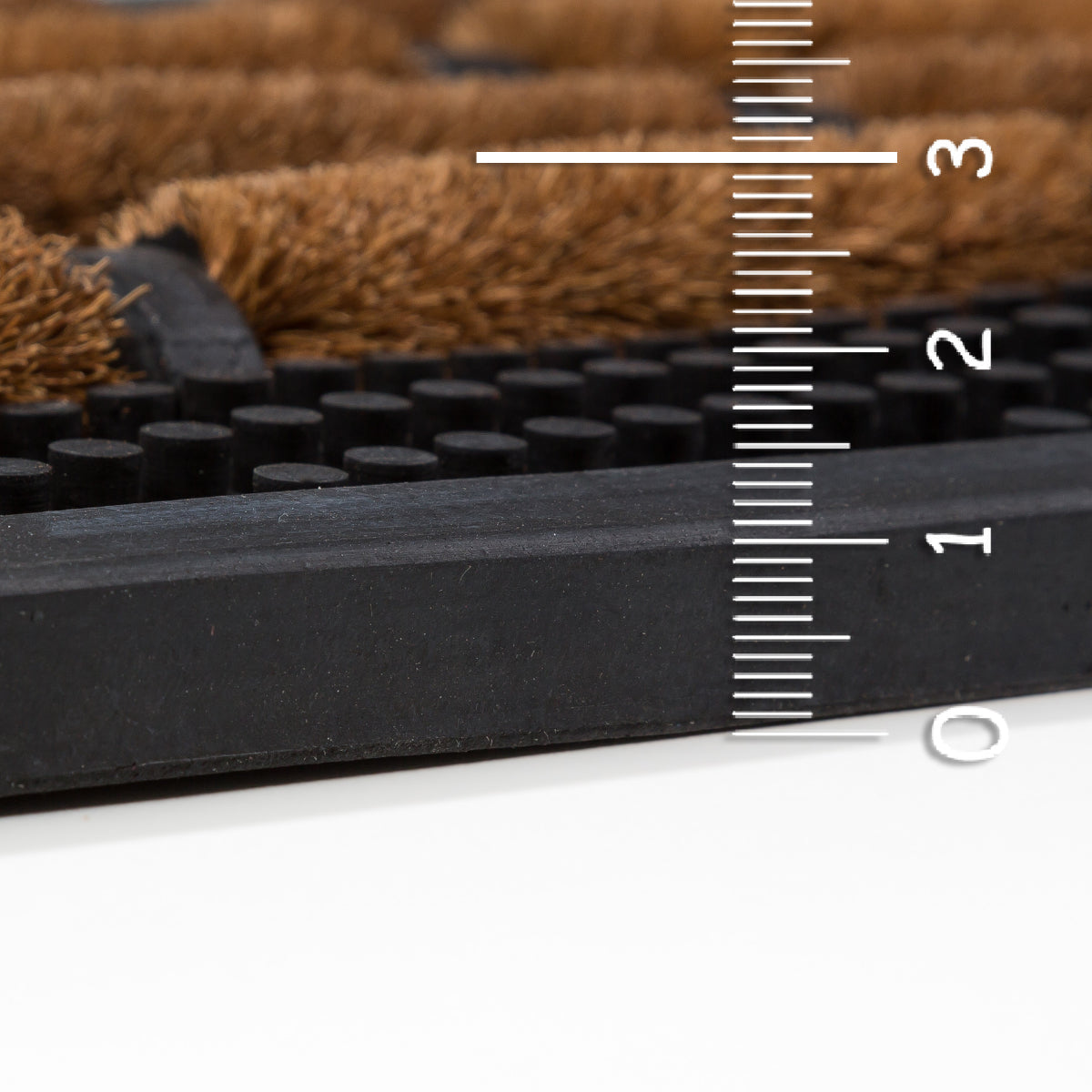 Rimini Kokosmatte Türmatte Fußmatte 002 Kokos-Gummi Welcome 40 x 60 cm