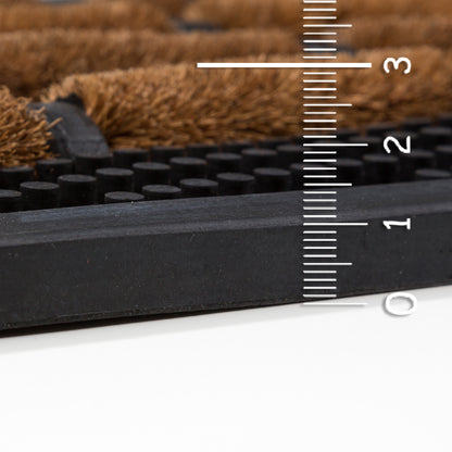 Rimini Kokosmatte Türmatte Fußmatte 002 Kokos-Gummi Welcome 40 x 60 cm