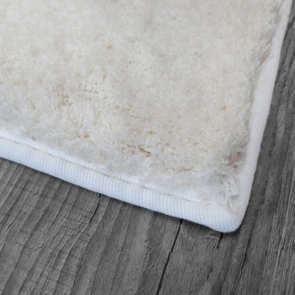 Salerno – D 200 C 000-WM – weiß – moderner Teppich mit flauschiger Haptik - Teppich nach Maß