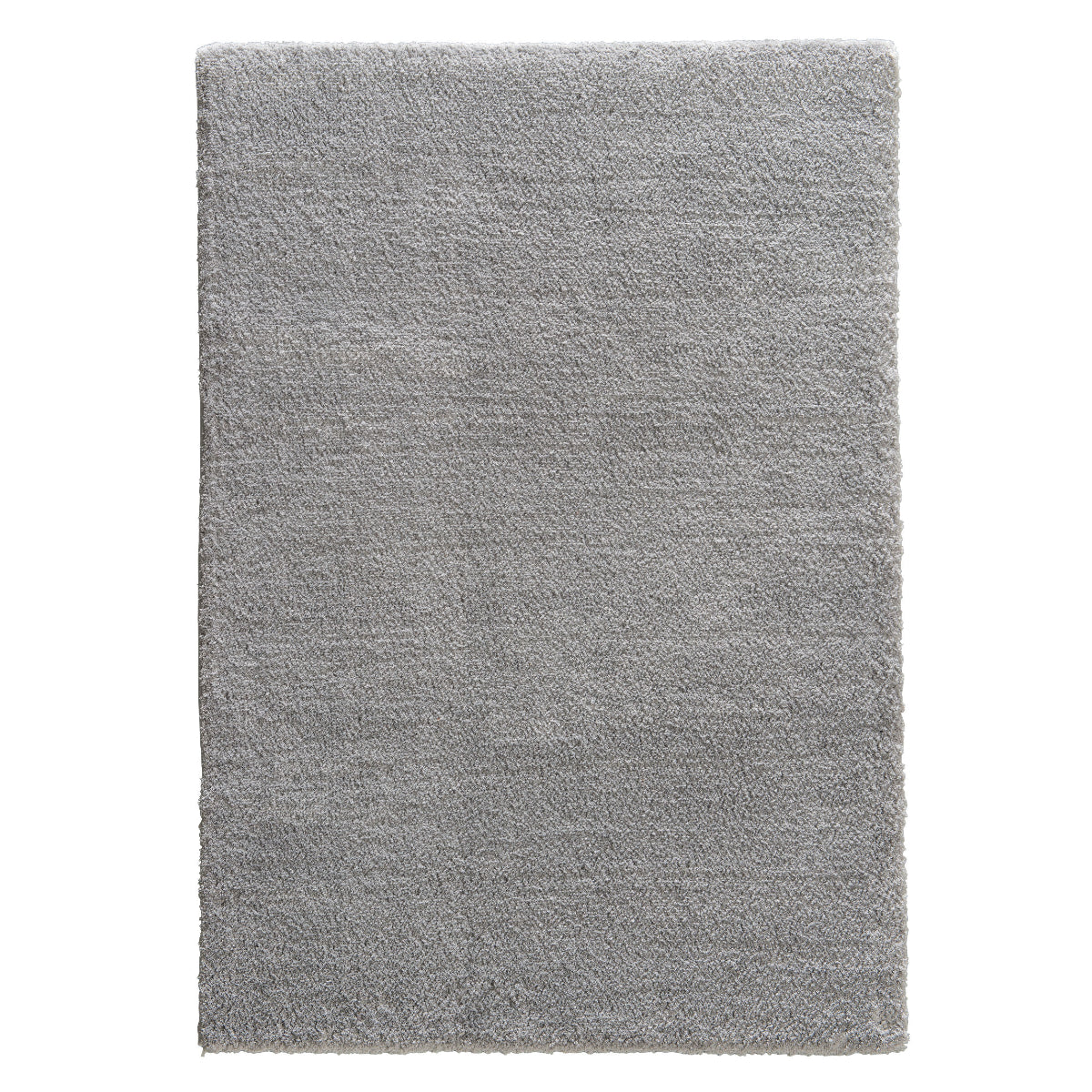 Salerno – D 200 C 042 – hellgrau – moderner Teppich mit flauschiger Haptik – 5 Größen