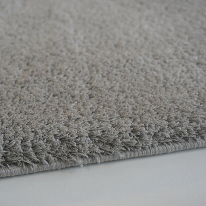 Salerno – D 200 C 042 – hellgrau – moderner Teppich mit flauschiger Haptik – 5 Größen