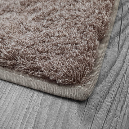 Salerno – D 200 C 060-WM – braun – moderner Teppich mit flauschiger Haptik - Teppich nach Maß