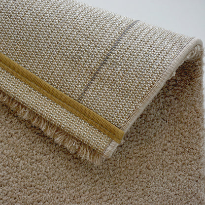 Salerno – D 200 C 062 – hellbraun– moderner Teppich mit flauschiger Haptik – 5 Größen