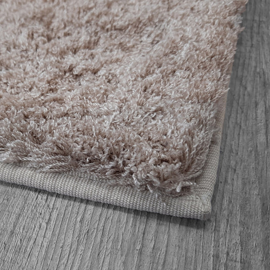 Salerno – D 200 C 062-WM – hellbraun– moderner Teppich mit flauschiger Haptik - Teppich nach Maß