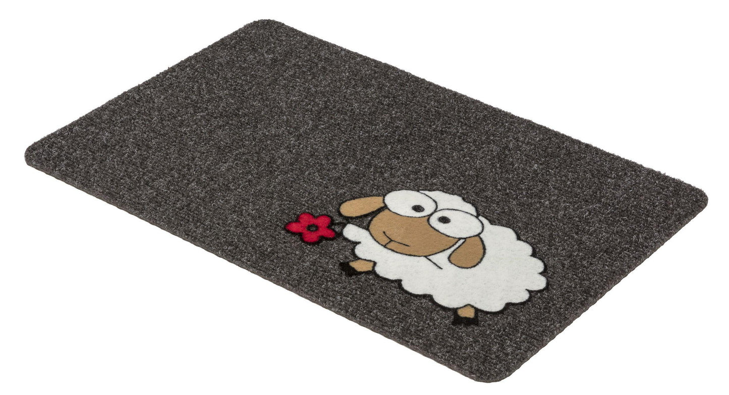 Flocky Color Türmatte Fußmatte Matte 455 204 Schaf 40 x 60 cm