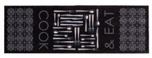 Load image into Gallery viewer, Miabella Schmutzfangmatte 1669 704044 Cook and eat 50 x 150 cm