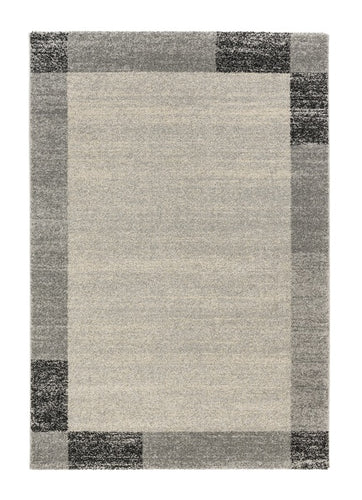 Samoa Bordüre schwarz – 6870 152 040 – Web-Teppich von ASTRA – Hochflor – 5 Größen