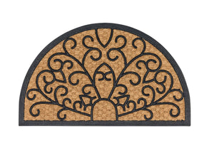 Kokosmatte Coco Deluxe Light 545 003 Relief halbrund 45 x 75 cm