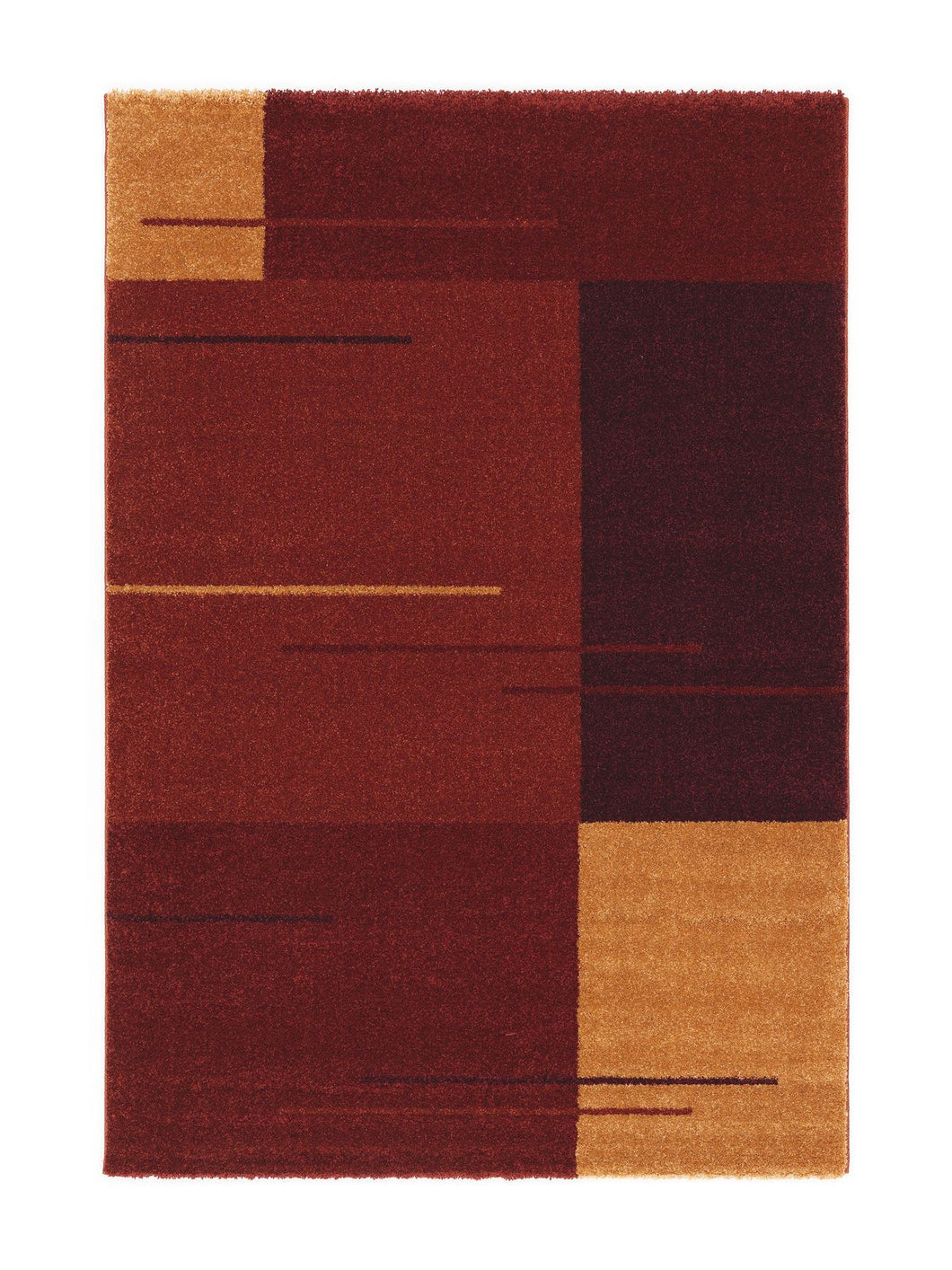 Samoa Design – 6870 002 010 – rot – Web-Teppich von ASTRA – Hochflor – 5 Größen