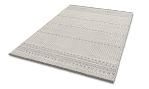 Morrelino Rauten grau/weiß - 6431-201 004 – handgewebt, kurzflor  - ein Markenteppich von Astra – Wolle-Mix - 4 Standargrößen