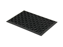 Laden Sie das Bild in den Galerie-Viewer, Gummimatte Dynamic 327 Löcher 02 schwarz