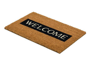 Coco Design Kokosmatte Türmatte Fußmatte 9119 114  Welcome  40 x 60 cm