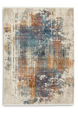 Laden Sie das Bild in den Galerie-Viewer, Sorpresa - 6686 203 020 - Vintage blau -  schick gemusterter Kurzflor-Teppich, 5 Designs,  4 Größen