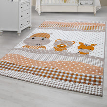 Load image into Gallery viewer, Kids Vögelchen Kinderteppich Teppich 0520 1beige in 3 Größen