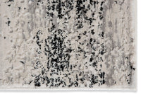 Laden Sie das Bild in den Galerie-Viewer, Antea - 6626 201 044 – Vintage schwarz/beige  -  schick gemusterter Kurzflor-Teppich nach Maß, 2 Designs
