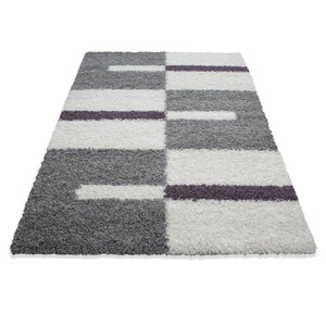 Gala Hochflor Teppich Brücke 2505  8lila in 10 Größen