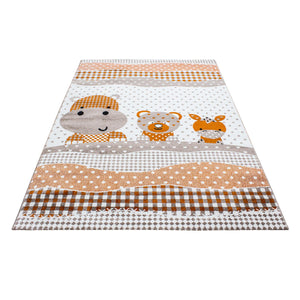 Kids Bärchen Kinderteppich Teppich 0530 1beige in 3 Größen