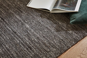 Brunello – 6676-200 041-WM – grau/braun – handgewebter Teppich aus Wolle und Viskose, Optik Melange, 3 Farben,  nach Maß