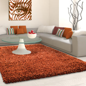 Life Hochflor Teppich 1500-13 terra