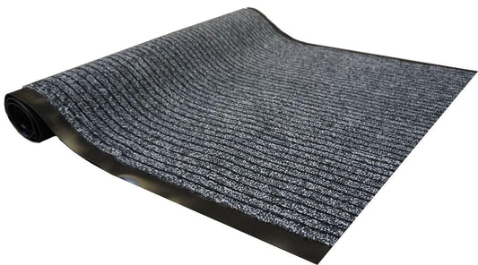 Akurat 40 grau/schwarz Schmutzfangläufer in 2 Breiten Läufer 120 cm breit