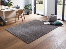 Load image into Gallery viewer, Brunello – 6676-200 041-WM – grau/braun – handgewebter Teppich aus Wolle und Viskose, Optik Melange, 3 Farben,  nach Maß