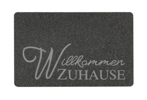 Flocky Color Türmatte Fußmatte Matte 455 302 Wilkommen Zuhause 40 x 60 cm