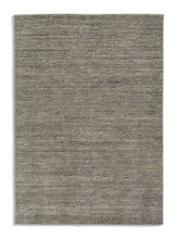 Laden Sie das Bild in den Galerie-Viewer, Brunello – 6676-200 042-WM – hellgrau  – handgewebter Teppich aus Wolle und Viskose, Optik Melange, 3 Farben,  nach Maß