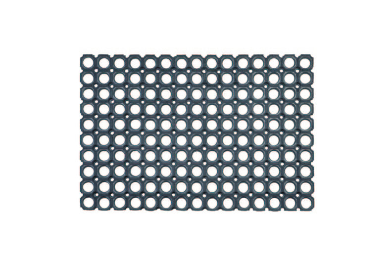 Gummimatte Quadro 326 044 schwarz
