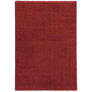 Salerno – 6673 200 010 – rot – moderner Teppich mit flauschiger Haptik – 10 schönen Farben – 5 Größen