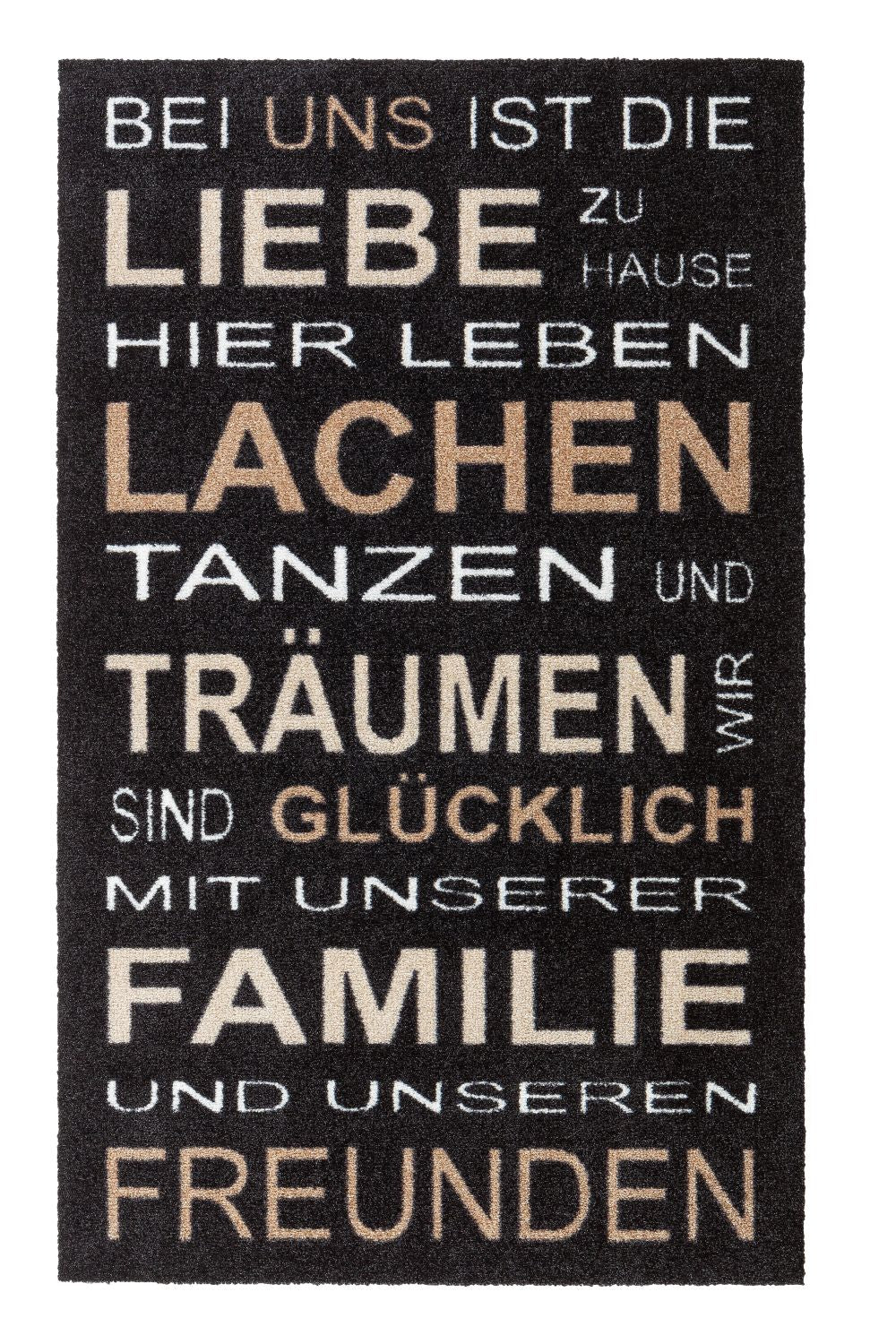 Felicido Schmutzfangmatte 1800-801046 schwarz 67 x 110 cm