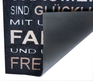 Felicido Schmutzfangmatte 1800-801046 schwarz 67 x 110 cm