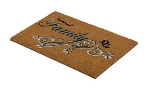 Coco Design Kokosmatte Türmatte Fußmatte 9119 115  Family  40 x 60 cm